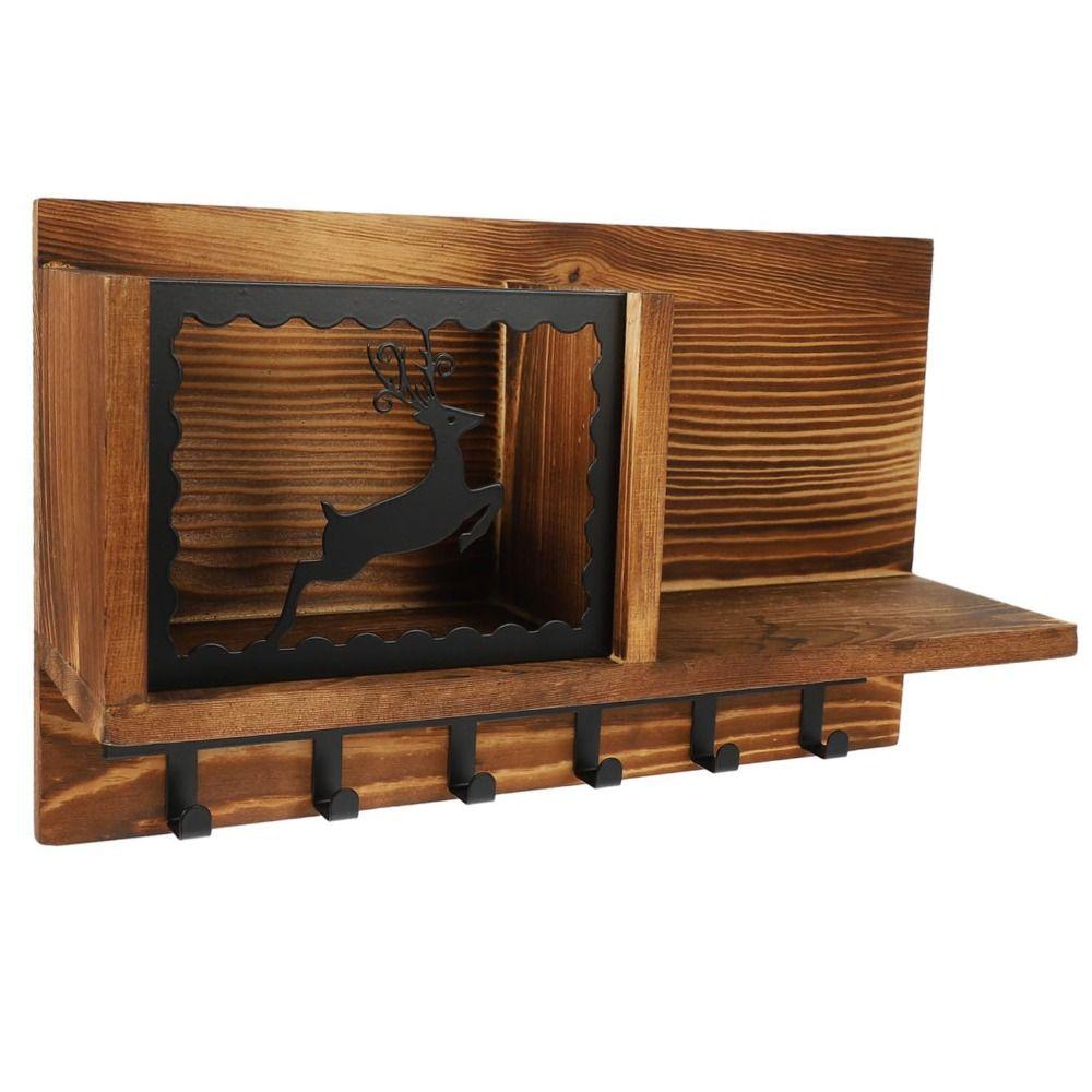 Sundries Organizer Storage Shelf Wooden Wall Hanging Shelf Durable Storage Hook Rack Entryway 1pc
Sundries Organizer Storage Shelf Wooden Wall Hanging Shelf Durable Storage Hook Rack Entryway 1pc