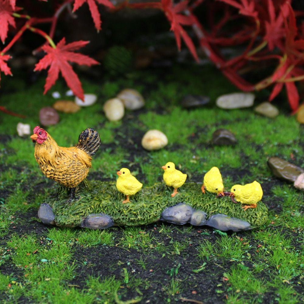 Fairy Garden Home Decoration Micro Landscape Chicken Family Figurines Hen Chick Models Farm Poultry
Fairy Garden Home Decoration Micro Landscape Chicken Family Figurines Hen Chick Models Farm Poultry