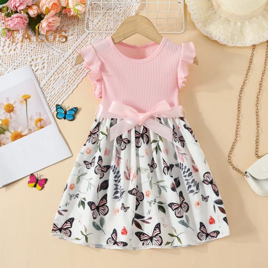 Girl Ribbed Butterfly Dress Set 2-Piece Fly Sleeve Outfit with Adjustable Belt Waist Pleats Girl Dress Casual Beach Outfits for Beach Party Wear 6 Years зелений
Girl Ribbed Butterfly Dress Set 2-Piece Fly Sleeve Outfit with Adjustable Belt Waist Pleats Girl Dress Casual Beach Outfits for Beach Party Wear 6 Years зелений