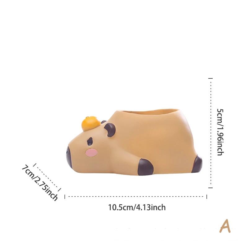 Cute Capybara Small Plant Pot Resin Succulent Planter for Home Office Desk Mini Ornament Fairy Garden Flowerpot Decoration
Cute Capybara Small Plant Pot Resin Succulent Planter for Home Office Desk Mini Ornament Fairy Garden Flowerpot Decoration