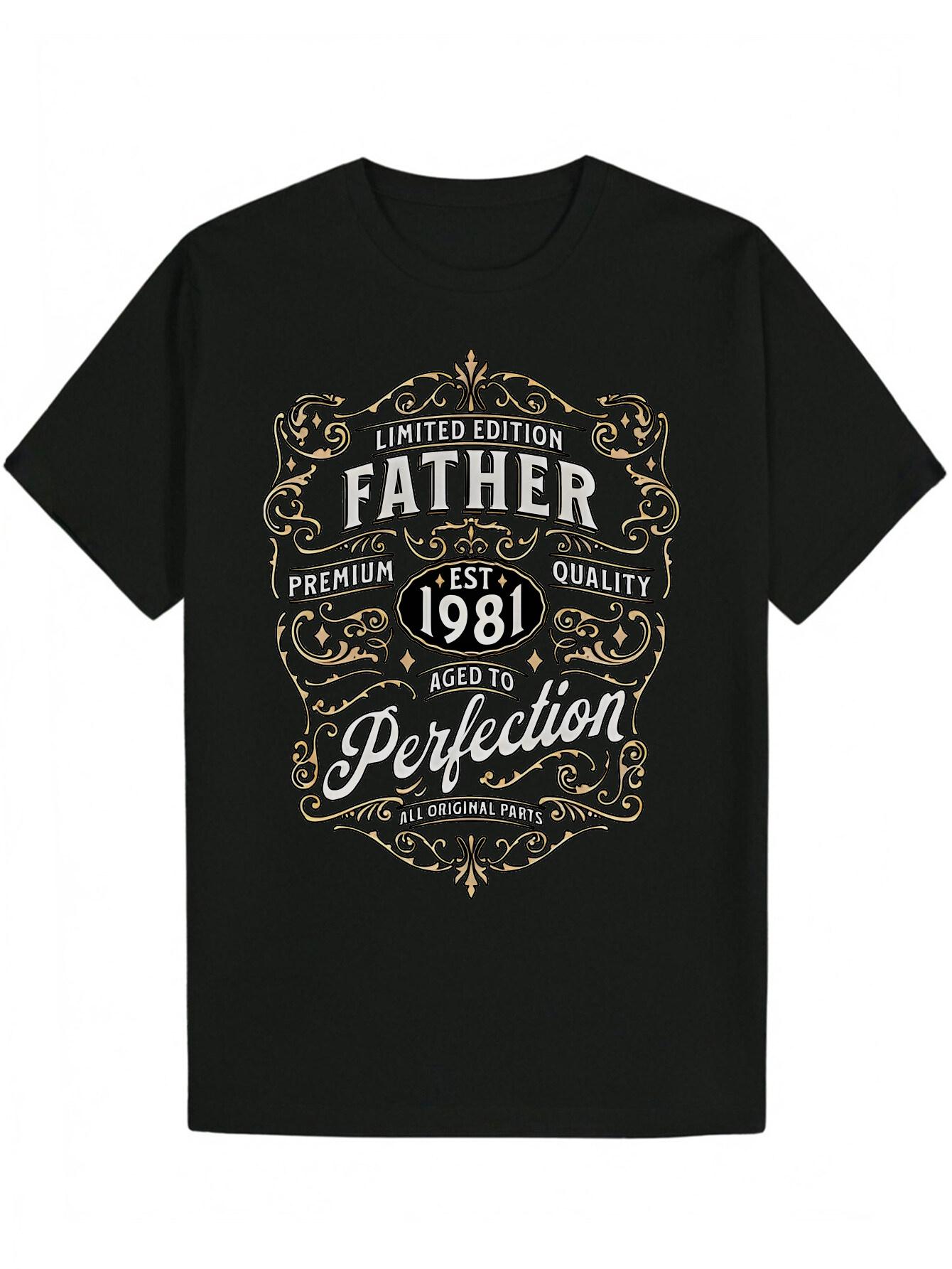 Vintage-Inspired Summer Casual T-shirt - Limited Edition Father s Day Design with Golden Lettering & Ornate Patterns XXXL
Vintage-Inspired Summer Casual T-shirt - Limited Edition Father s Day Design with Golden Lettering & Ornate Patterns XXXL