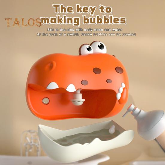 Dinosaur Bath Bubble Machine for Toddlers Automatic Bathtub Toys Bubble Maker Fun Shower Time Toy Gifts for Boys Girls зелений
Dinosaur Bath Bubble Machine for Toddlers Automatic Bathtub Toys Bubble Maker Fun Shower Time Toy Gifts for Boys Girls зелений