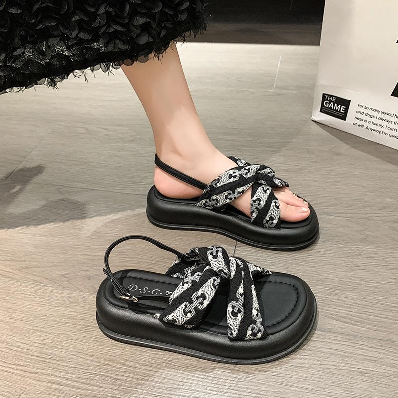 Platform sandals women s spring 2024 new French retro fashion foreign style non-slip casual beach shoes comfortable 35 чорний
Platform sandals women s spring 2024 new French retro fashion foreign style non-slip casual beach shoes comfortable 35 чорний