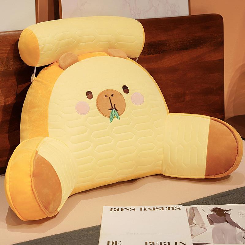 Cartoon Capybara Lounge Pillow With Embroidered Plush Cover For Bed Sofa Supporters 60x40cm жовтий
Cartoon Capybara Lounge Pillow With Embroidered Plush Cover For Bed Sofa Supporters 60x40cm жовтий