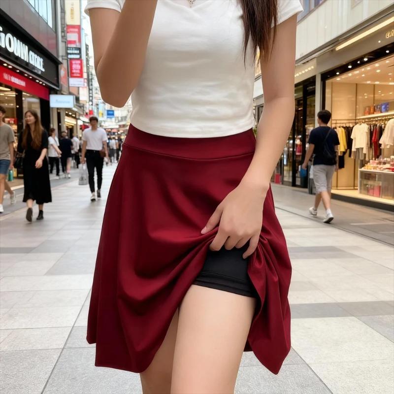Long Skirt High Waist Inner Lining Shorts Knee Half Skirt Women s Fashion Casual Dancer Clothing Fluffy Pleated Skirts XS кларет
Long Skirt High Waist Inner Lining Shorts Knee Half Skirt Women s Fashion Casual Dancer Clothing Fluffy Pleated Skirts XS кларет
