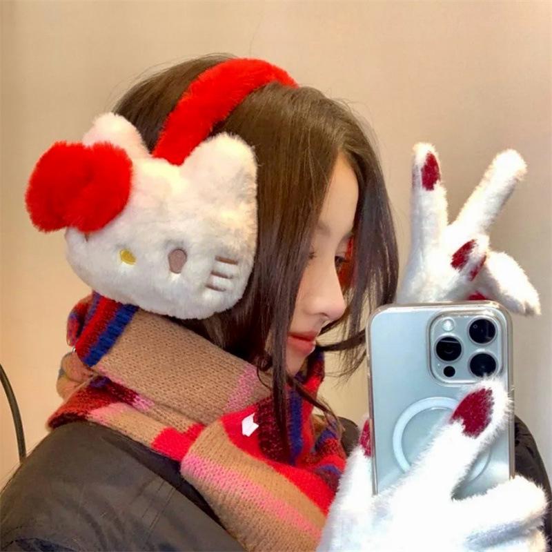 Winter Cartoon Cat Cute Warm Cold And Cold Protection Cycling Plush Earmuffs красный
Winter Cartoon Cat Cute Warm Cold And Cold Protection Cycling Plush Earmuffs красный