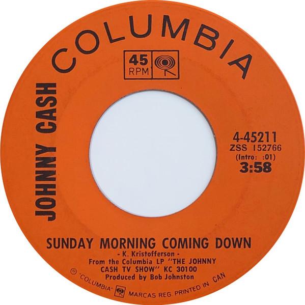 7-дюймовая пластинка JOHNNY CASH Sunday Morning Coming Down Im Go 445211 Columbia 1970 Канада CountryFolk Б/у
7-дюймовая пластинка JOHNNY CASH Sunday Morning Coming Down Im Go 445211 Columbia 1970 Канада CountryFolk Б/у