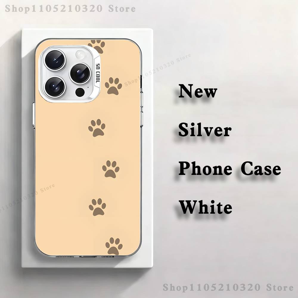 Pet paw prints Phone Case For iPhone 17,16,15,14,13,12,11,Pro,XS,Max,Plus,Mini,SE4,E white Matte Shockproof Cover iPhone17
Pet paw prints Phone Case For iPhone 17,16,15,14,13,12,11,Pro,XS,Max,Plus,Mini,SE4,E white Matte Shockproof Cover iPhone17
