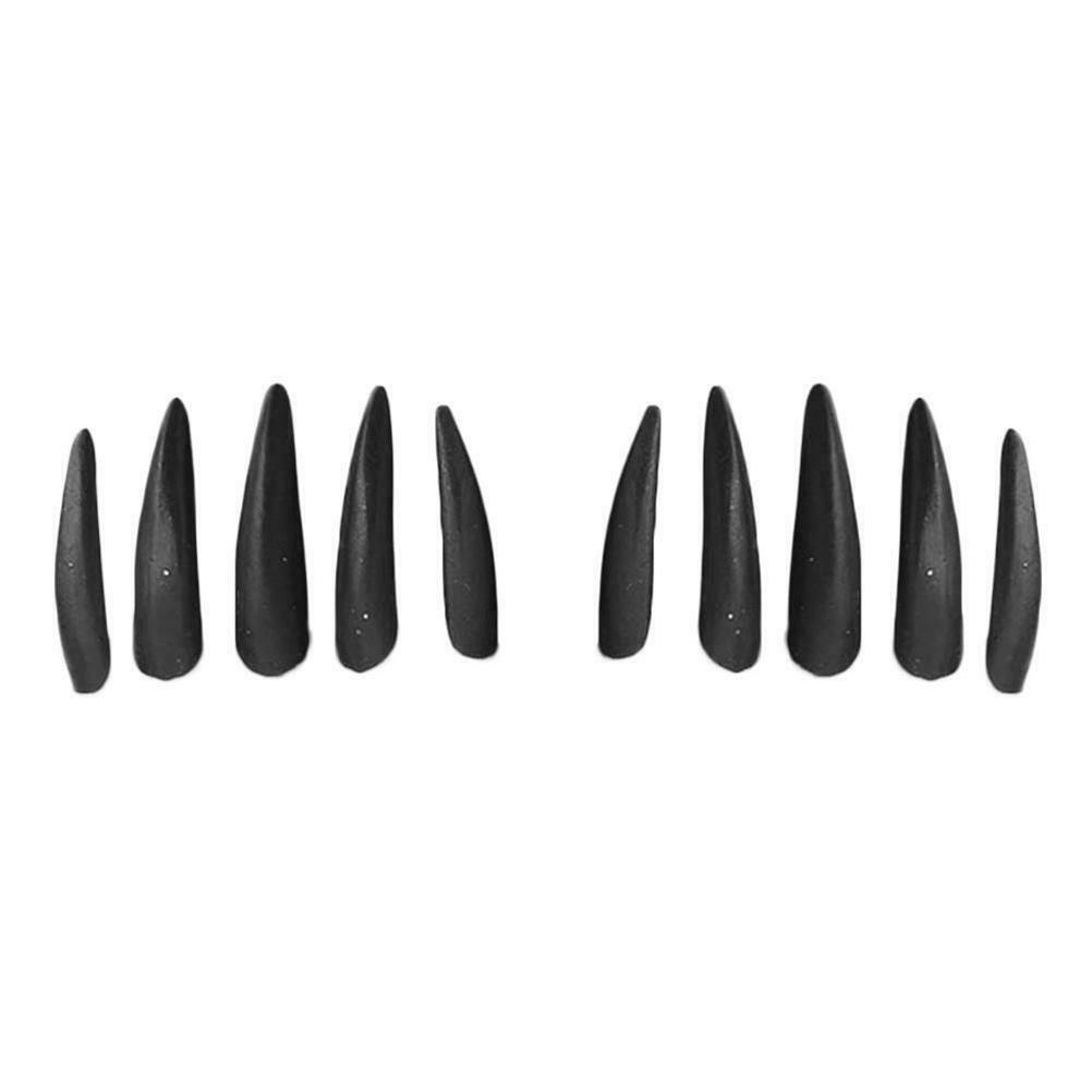 10 шт. Хэллоуин Ведьма Накладные ногти Зомби Косплей Полное покрытие Стилет Ногти Искусственные ногти чёрный
10 шт. Хэллоуин Ведьма Накладные ногти Зомби Косплей Полное покрытие Стилет Ногти Искусственные ногти чёрный