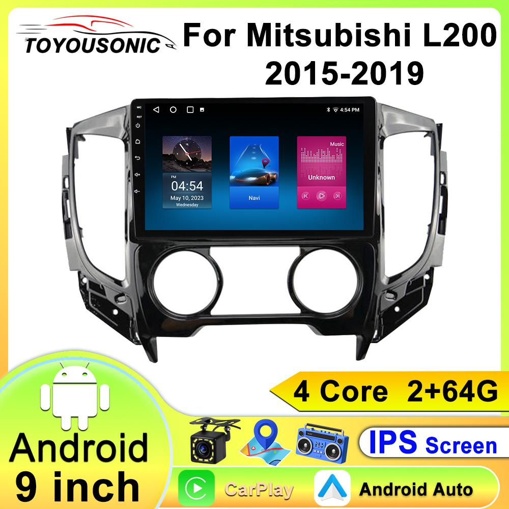 Для Mitsubishi L200 2015-2019 Навігація GPS Android Автомагнітола Мультимедійний плеєр Стерео wifi+4G Carplay Авто відео 4 core-2+64gb чорний
Для Mitsubishi L200 2015-2019 Навігація GPS Android Автомагнітола Мультимедійний плеєр Стерео wifi+4G Carplay Авто відео 4 core-2+64gb чорний