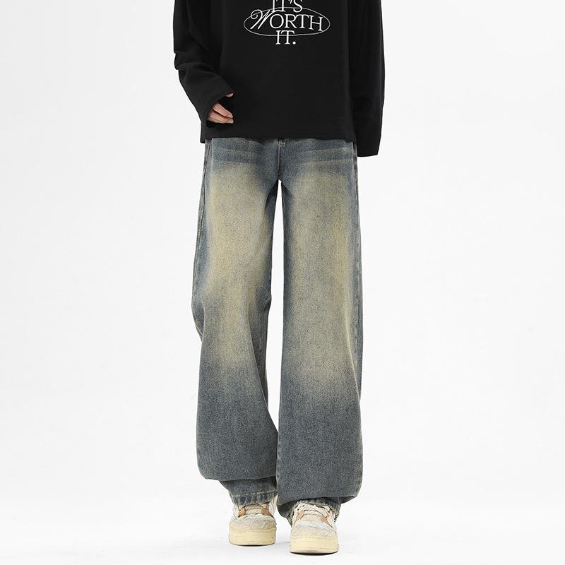 Yadu - Four Seasons Loose Straight-Leg Jeans: Casual Unisex Pants for Spring and Autumn 2XL
Yadu - Four Seasons Loose Straight-Leg Jeans: Casual Unisex Pants for Spring and Autumn 2XL