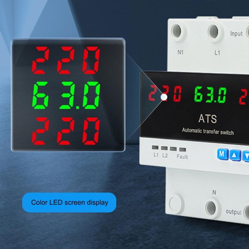 Double Source Protector Switches 63 220V Featuring Adjustable Parameters & Overloading Safety Mechanism for Office China Mainland
Double Source Protector Switches 63 220V Featuring Adjustable Parameters & Overloading Safety Mechanism for Office China Mainland