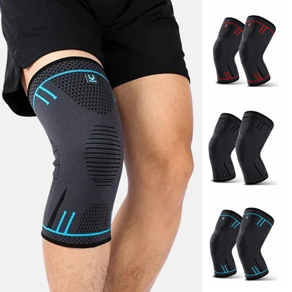 1 Pair High Elastic Knee Braces Breathable Sport Knee Support Dancing Support Sport Knee Pads Gym XL чорний/синій
1 Pair High Elastic Knee Braces Breathable Sport Knee Support Dancing Support Sport Knee Pads Gym XL чорний/синій