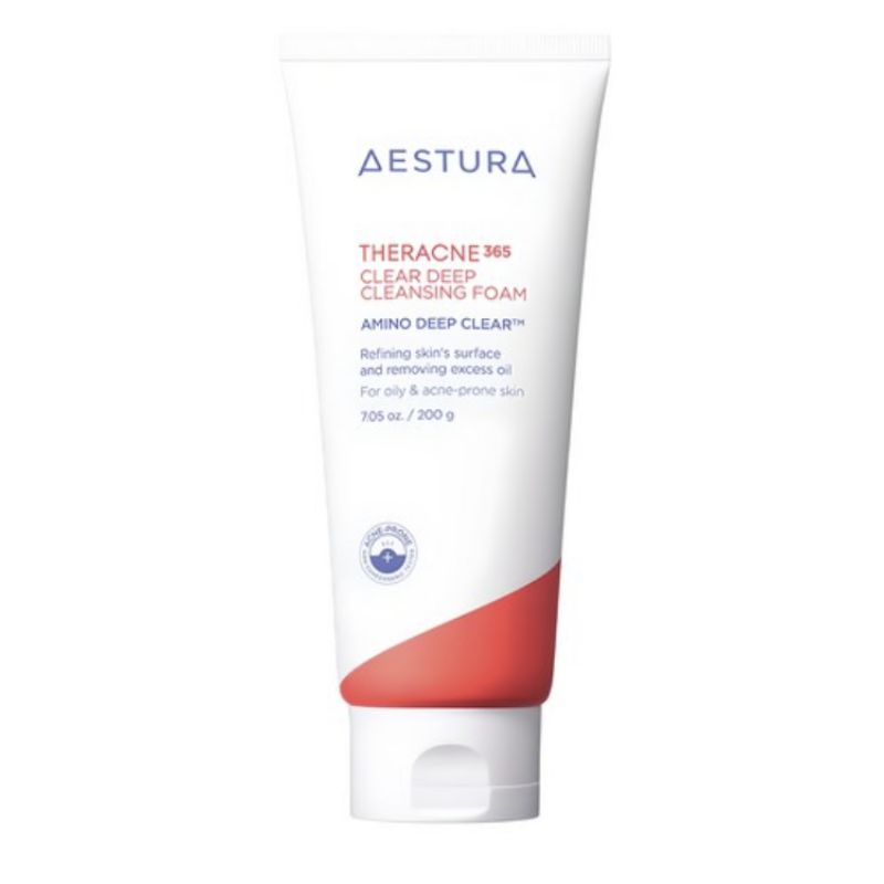 Aestura Theracne365 Clear Deep Cleansing Foam 200g 1pcs
Aestura Theracne365 Clear Deep Cleansing Foam 200g 1pcs