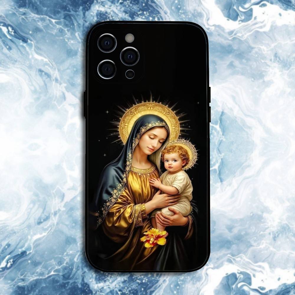 Virgin Mary And Jesus Phone Case For iPhone17,16,15,14,13,12,11 Plus,Pro Max, Soft Silicone Black Cover iPhone17PRO
Virgin Mary And Jesus Phone Case For iPhone17,16,15,14,13,12,11 Plus,Pro Max, Soft Silicone Black Cover iPhone17PRO