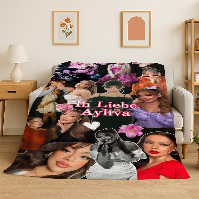 Fashion Aitana Spanish Singer Flannel Blanket Soft Warm Throw Blanket for Bedroom Living Room Bed Travel Camping Picnic Gift 75x90cm
Fashion Aitana Spanish Singer Flannel Blanket Soft Warm Throw Blanket for Bedroom Living Room Bed Travel Camping Picnic Gift 75x90cm