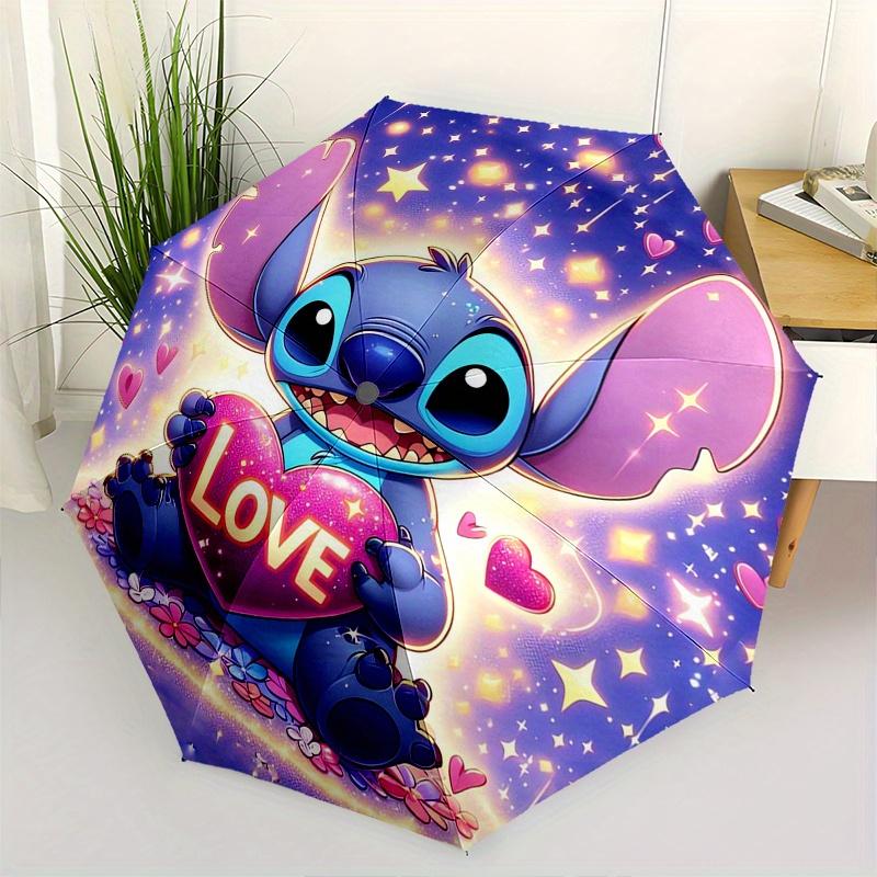 Stitch,Love Heart Fully automatic themed umbrella - 8 ribs durable iron frame, tri-fold compact design, perfect as a gift, travel umbrella,
Stitch,Love Heart Fully automatic themed umbrella - 8 ribs durable iron frame, tri-fold compact design, perfect as a gift, travel umbrella,