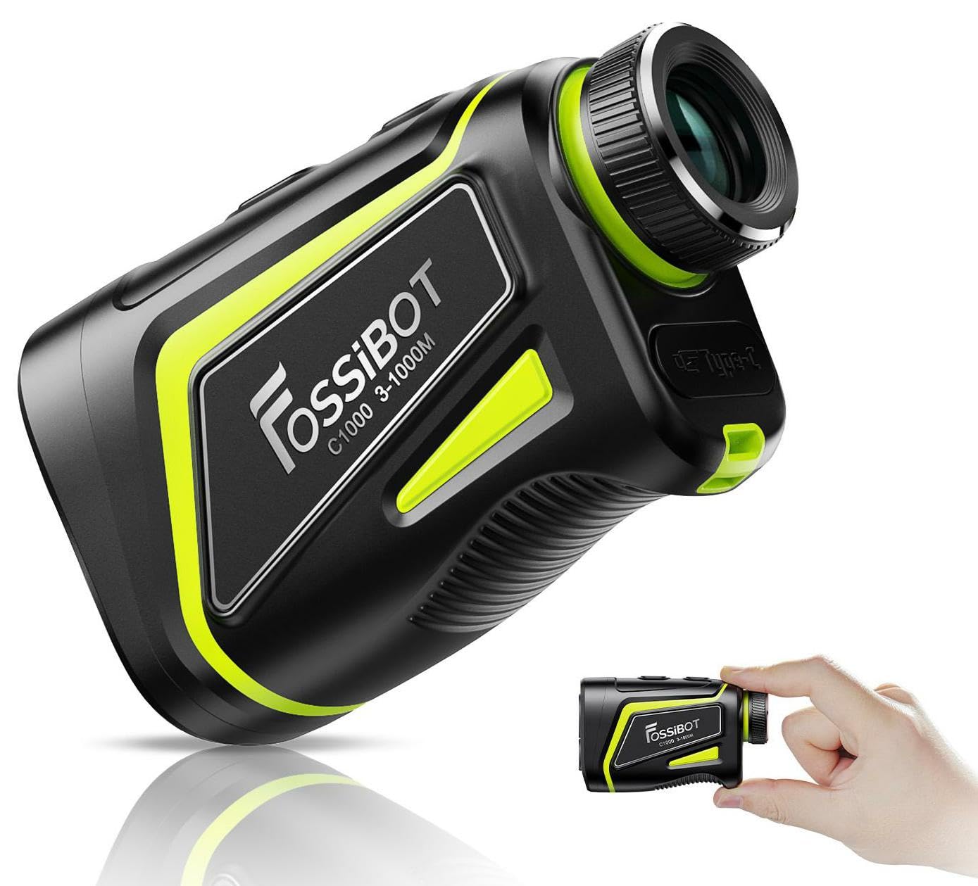 FOSSiBOT C1000 Golf Laser Distance Meter LCD Black Display Fastest 0.06S Measurement Optical 6.5x Telephoto High Transparent Lens Compatible with
FOSSiBOT C1000 Golf Laser Distance Meter LCD Black Display Fastest 0.06S Measurement Optical 6.5x Telephoto High Transparent Lens Compatible with