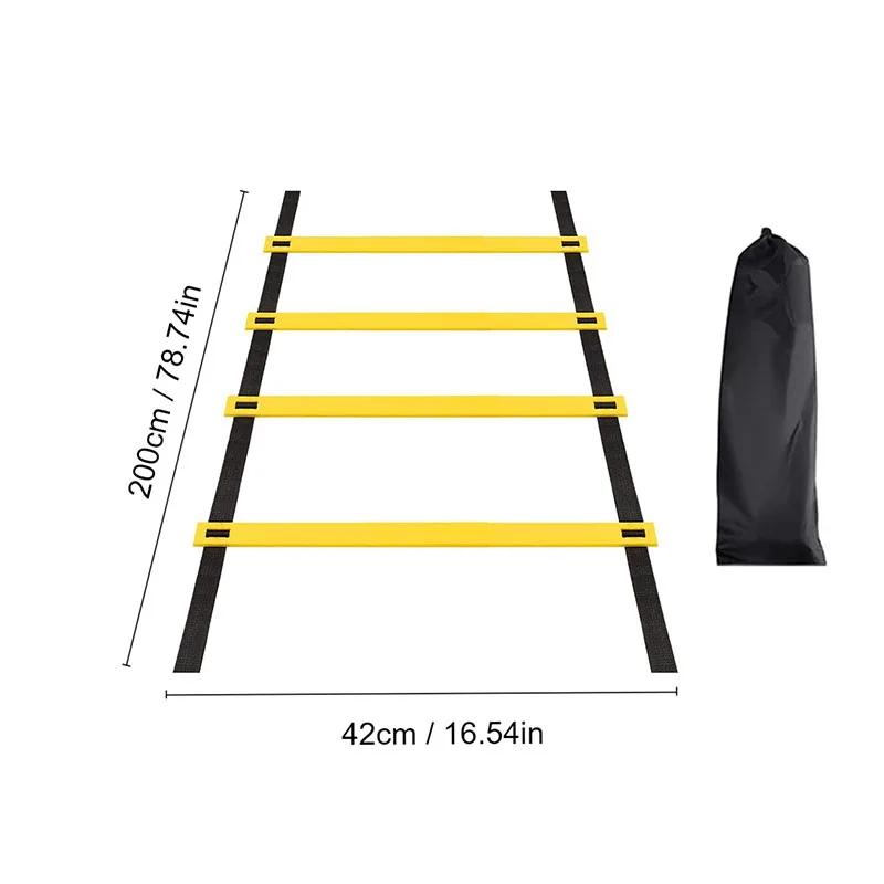 Professional Agile Ladder-Heavy duty Nylon Training Ladder with Anti slip Rod,Foldable,Easy to Carry,Suitable for Sport Training
Professional Agile Ladder-Heavy duty Nylon Training Ladder with Anti slip Rod,Foldable,Easy to Carry,Suitable for Sport Training