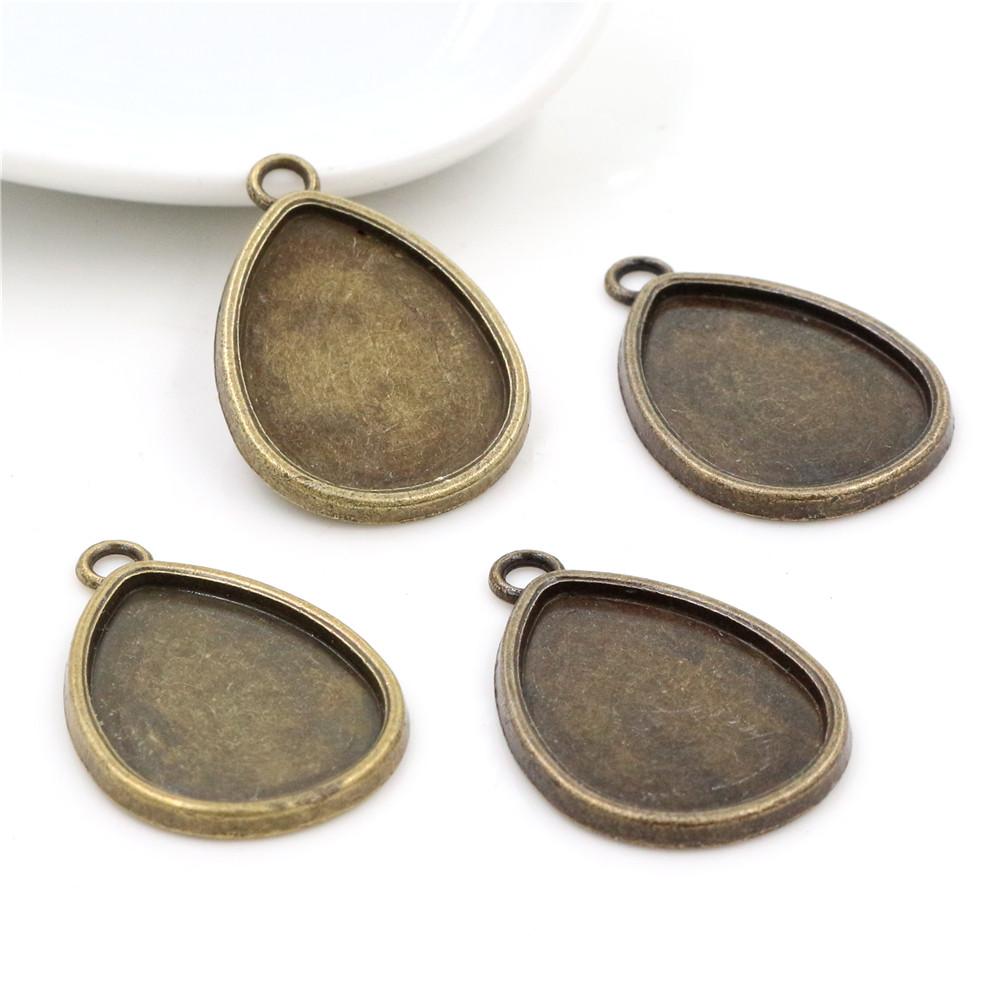 10pcs 18x25mm Inner Size 4 Colors Drop Style Cameo Cabochon Base Setting Charms Pendant necklace findings
10pcs 18x25mm Inner Size 4 Colors Drop Style Cameo Cabochon Base Setting Charms Pendant necklace findings