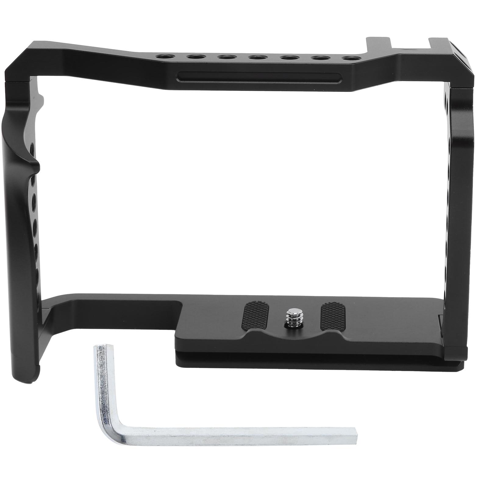 YELANGU Full Metal Camera Cage Accessory with Wrench for Canon EOS R5R6 Camera Black
YELANGU Full Metal Camera Cage Accessory with Wrench for Canon EOS R5R6 Camera Black