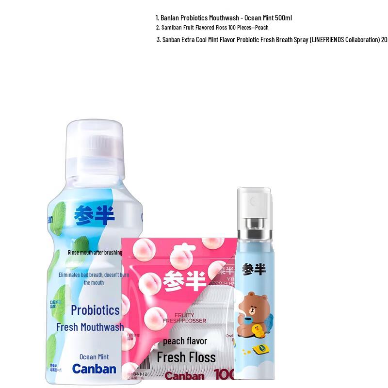 Canban Mint Oral Care Travel Set
Canban Mint Oral Care Travel Set