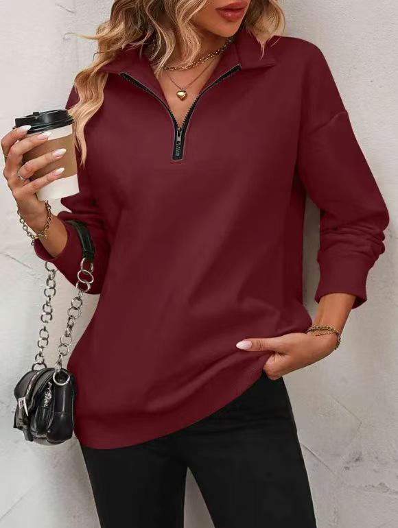 Women s 2025 Half-Zip Long Sleeve Fashion Pullover Hoodie Small (S) вина червоного кольору
Women s 2025 Half-Zip Long Sleeve Fashion Pullover Hoodie Small (S) вина червоного кольору