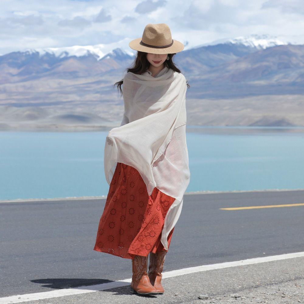 Korean Style Silk Scarf Shawls Bohemian Sunscreen Hijab Wraps Sweet Mesh Neck Scarves Photo Pros бежевий
Korean Style Silk Scarf Shawls Bohemian Sunscreen Hijab Wraps Sweet Mesh Neck Scarves Photo Pros бежевий