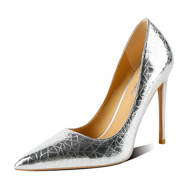 Women Cowhide High Heel Shoes Unisex Stone-grain Leather Versatile Pumps for Office Nightclub Party Banquet Host Model Catwalk 46 срібний
Women Cowhide High Heel Shoes Unisex Stone-grain Leather Versatile Pumps for Office Nightclub Party Banquet Host Model Catwalk 46 срібний