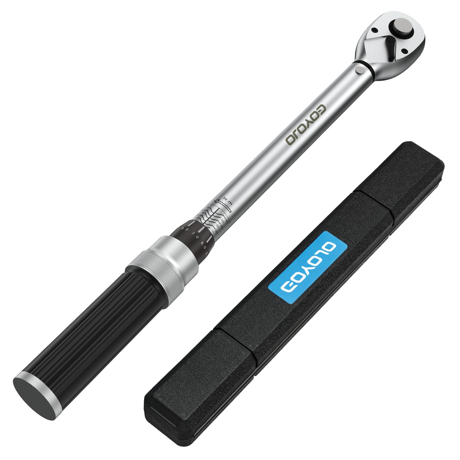 GOYOJO Torque Preset Torque for and Machine Tire and Other Work Tools Wrench, Type, 1/2-inch Drive, 50-350 N.m, Bi-Directional, ±3% Accuracy,
GOYOJO Torque Preset Torque for and Machine Tire and Other Work Tools Wrench, Type, 1/2-inch Drive, 50-350 N.m, Bi-Directional, ±3% Accuracy,