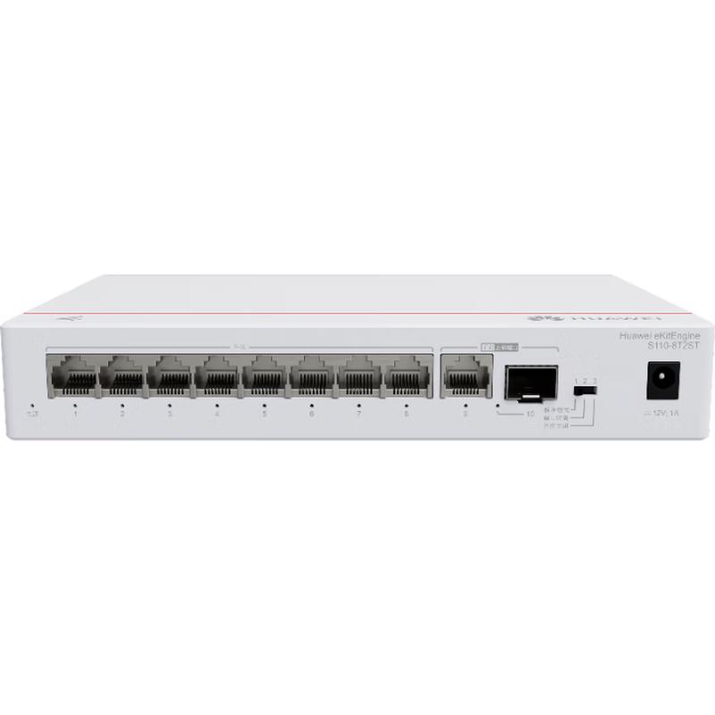 Huawei Kunling S110-8T2ST 8-Port Gigabit Ethernet Switch
Huawei Kunling S110-8T2ST 8-Port Gigabit Ethernet Switch