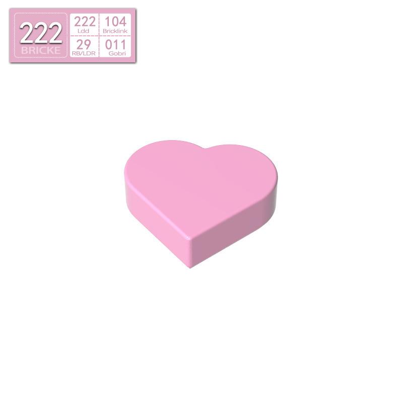 BRICKE 39739 1x1 Heart-Shaped Glossy Panel Compatible with LEGO Parts. 50g (approx. 342 pieces) розовый
BRICKE 39739 1x1 Heart-Shaped Glossy Panel Compatible with LEGO Parts. 50g (approx. 342 pieces) розовый
