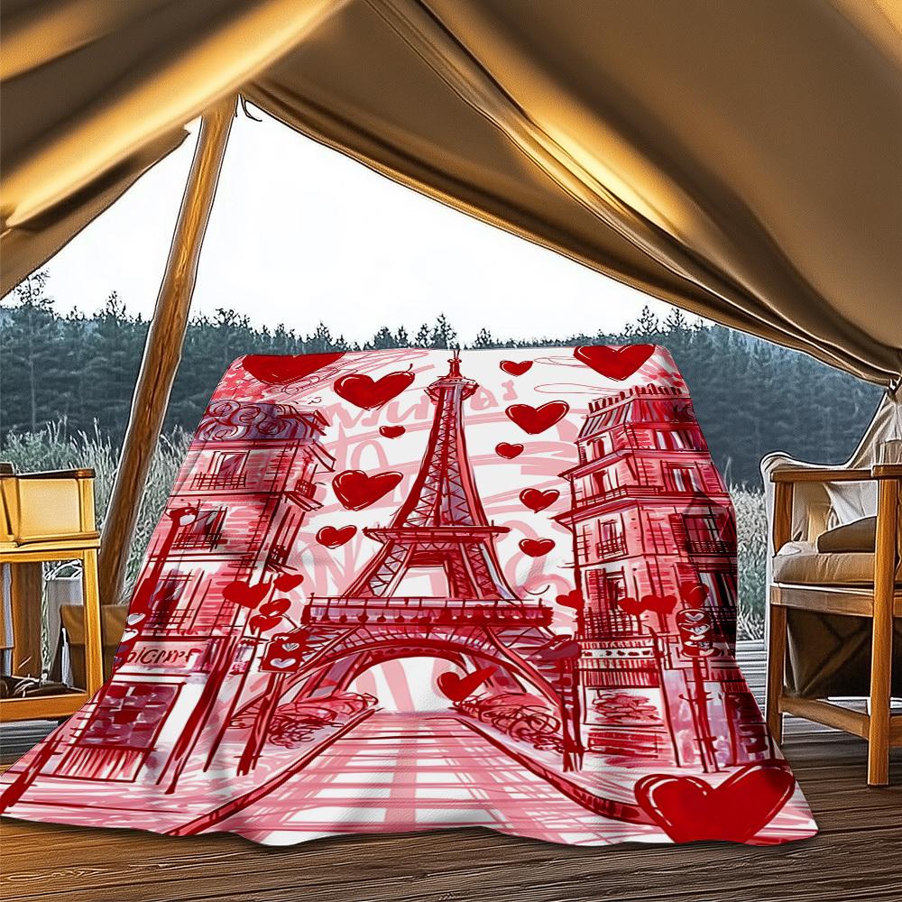 1pc Eiffel Tower, Paris Outdoor Blanket - Lightweight Flannel Throw For Travel, Camping, Livingroom, Couch, Chair yy251114220 75x90cm
1pc Eiffel Tower, Paris Outdoor Blanket - Lightweight Flannel Throw For Travel, Camping, Livingroom, Couch, Chair yy251114220 75x90cm