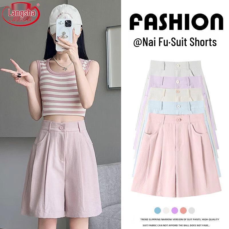 Women s Creamy Soft Ice Silk High-Waist Suit Shorts XL (63-70 kg)
Women s Creamy Soft Ice Silk High-Waist Suit Shorts XL (63-70 kg)