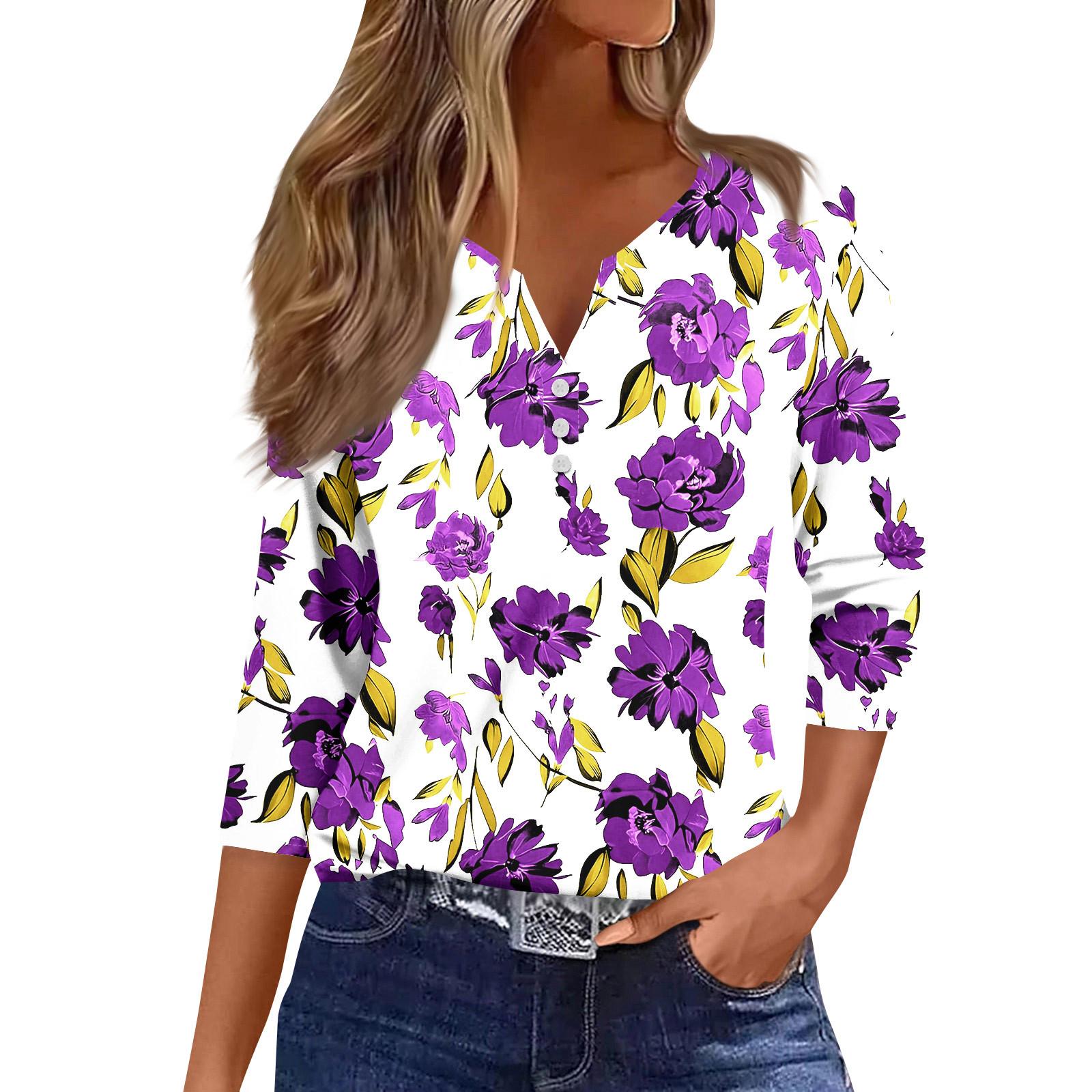Women s Fashion Casual Seven Split Sleeve Burst Vintage Floral Print Pullover Top XL фіолетовий
Women s Fashion Casual Seven Split Sleeve Burst Vintage Floral Print Pullover Top XL фіолетовий