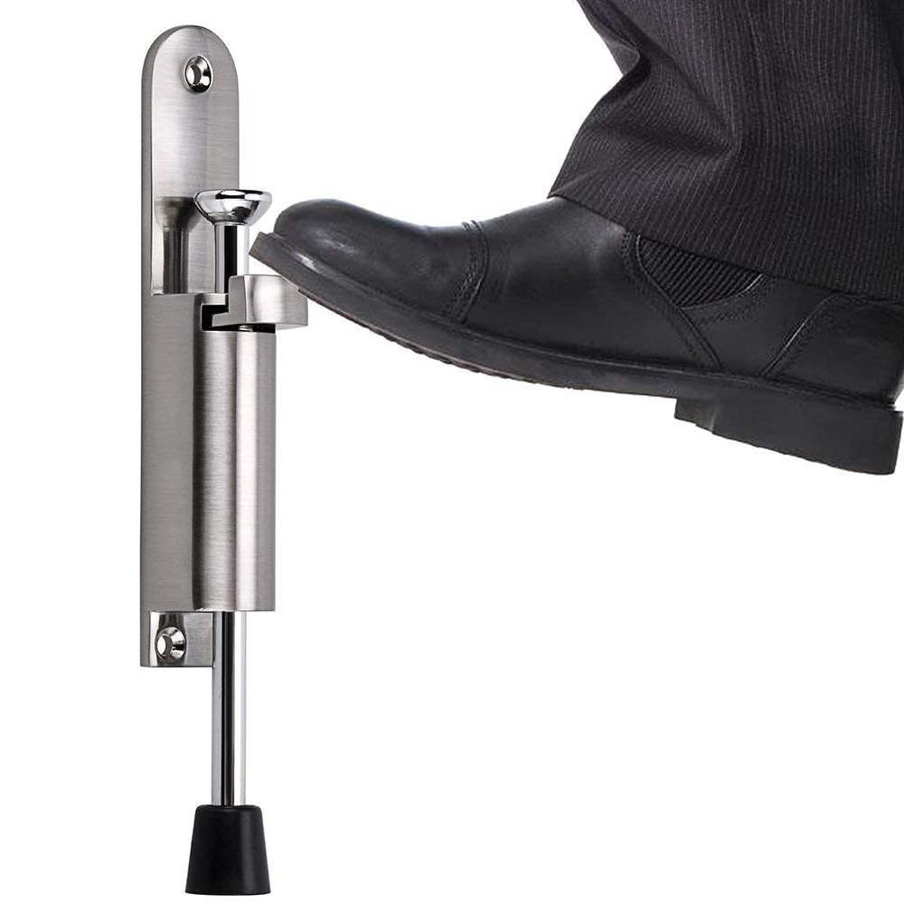 TFAAI Spring Loaded Telescopic Door Stopper Adjustable Position Zinc Alloy Heavy Duty Door Locks Holder Stop Wall Protector
TFAAI Spring Loaded Telescopic Door Stopper Adjustable Position Zinc Alloy Heavy Duty Door Locks Holder Stop Wall Protector