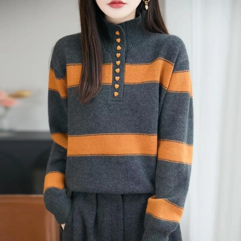 Sweater for Women Pullover Warm Knitted Stretchy High Neck Long Sleeve Oversize Jumper Sweater Tops XL
Sweater for Women Pullover Warm Knitted Stretchy High Neck Long Sleeve Oversize Jumper Sweater Tops XL