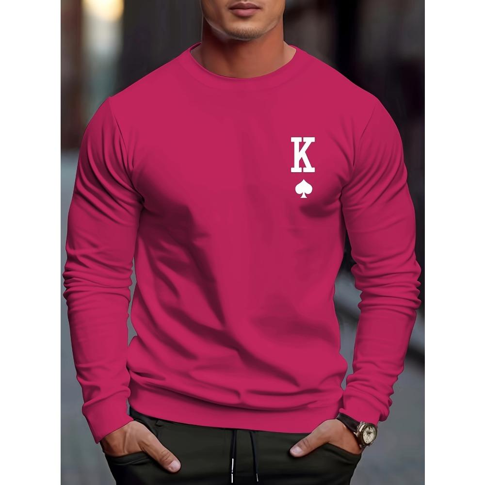 Fashionable English letter K printed men s and women s round neck sweatshirts XS
Fashionable English letter K printed men s and women s round neck sweatshirts XS