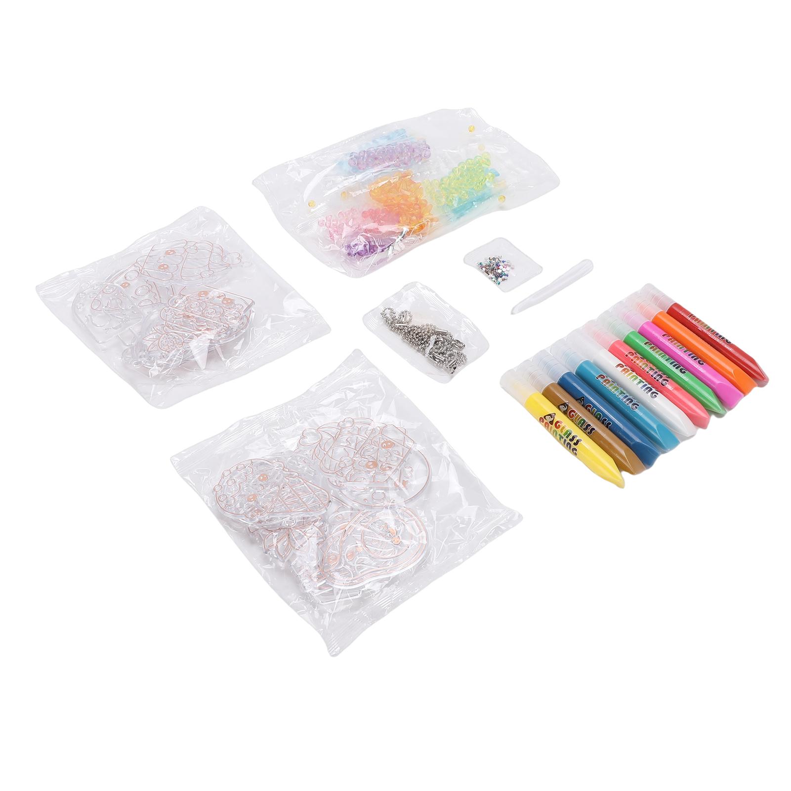 Glue Painting Kit Paint Set Children Bead Art Craft Kids Coloring Decoration Pendant
Glue Painting Kit Paint Set Children Bead Art Craft Kids Coloring Decoration Pendant
