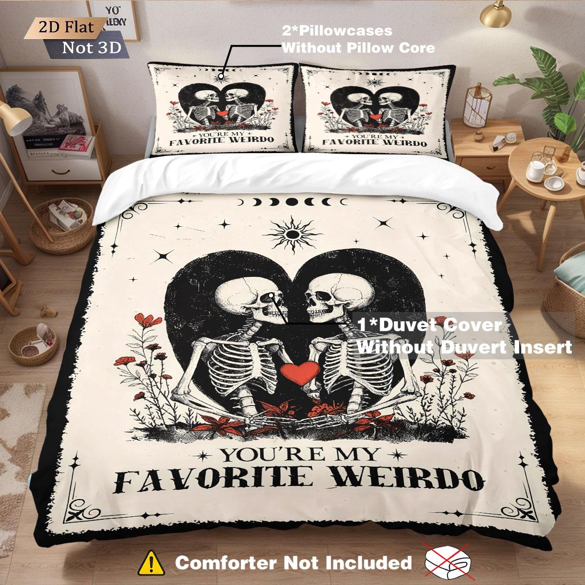 3pcs Halloween Skeleton Printed Chipless Bedding Set with Multi Sized Bedding and Dormitory duvet Decorations Soft and Comfortab 135x200cm-EU-Single&set
3pcs Halloween Skeleton Printed Chipless Bedding Set with Multi Sized Bedding and Dormitory duvet Decorations Soft and Comfortab 135x200cm-EU-Single&set