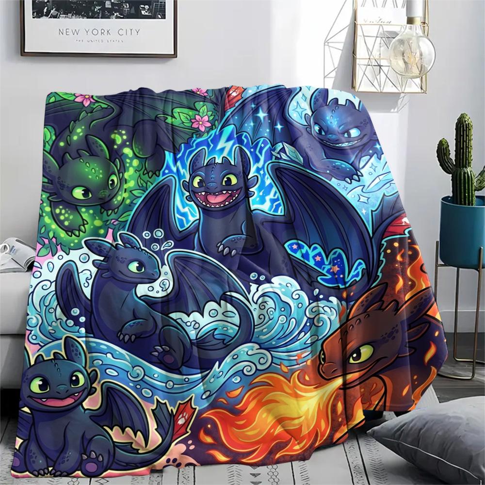 Toothless Night Fury Print Flannel Blanket, Ultra Soft High Quality All Seasons Warm Throw, Home Decor Cozy Blanket, Perfect Christmas Gift 80cm x 120cm
Toothless Night Fury Print Flannel Blanket, Ultra Soft High Quality All Seasons Warm Throw, Home Decor Cozy Blanket, Perfect Christmas Gift 80cm x 120cm