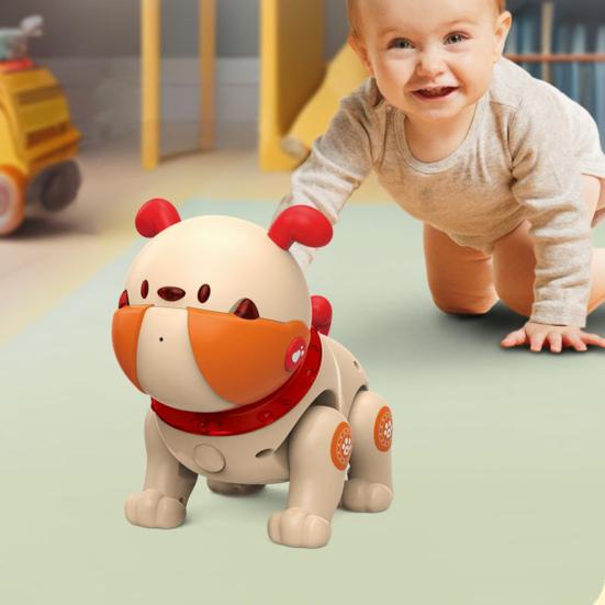 Remote Control Robot Bulldog Toy Electric Touch Interactive Smart Voice Robot Dog Educational зелёный
Remote Control Robot Bulldog Toy Electric Touch Interactive Smart Voice Robot Dog Educational зелёный