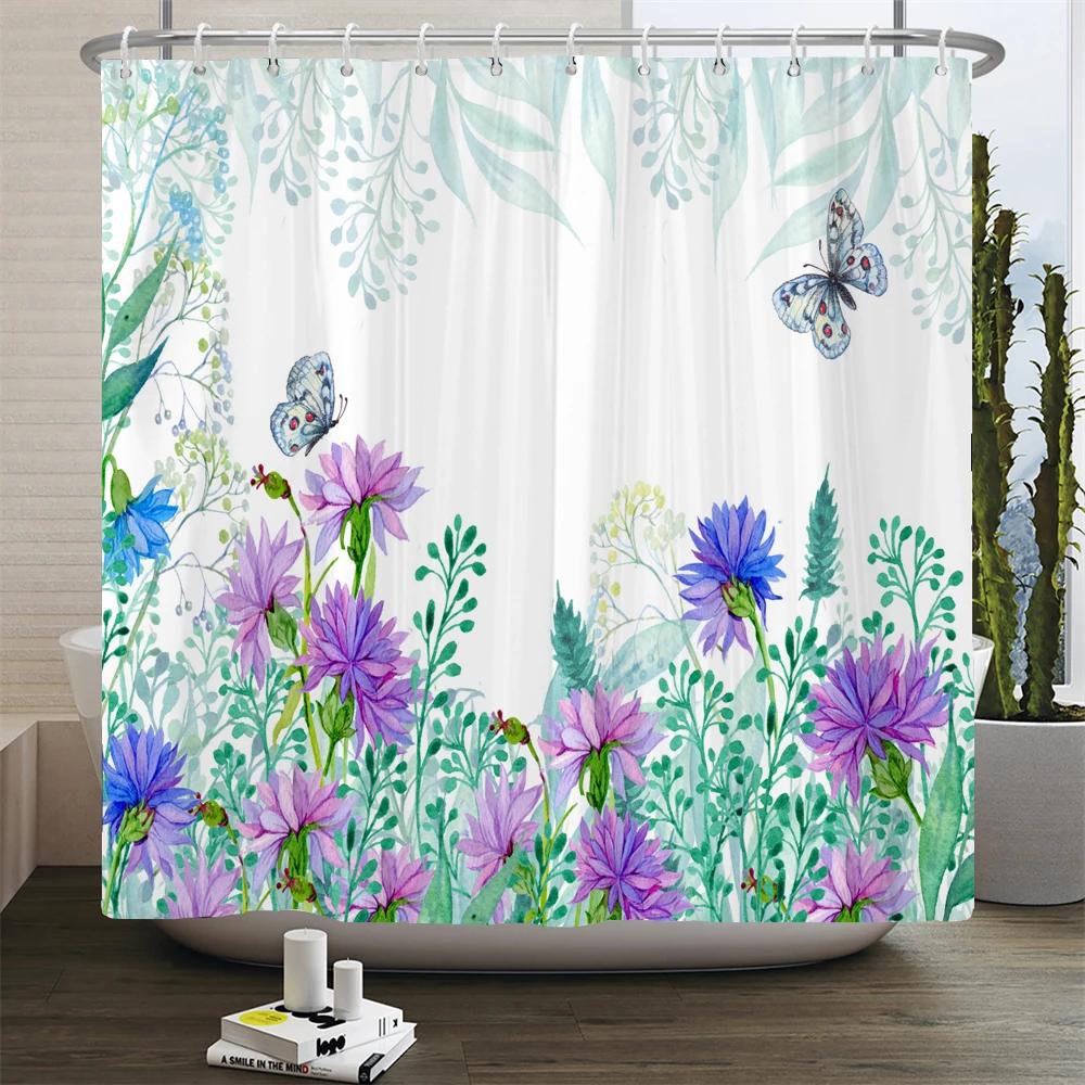 Nordic Flower leaves Printed fabric Shower Curtain Waterproof Polyester Bath Curtain Floral leaf Curtains For Bathroom Decor W90xH180cm
Nordic Flower leaves Printed fabric Shower Curtain Waterproof Polyester Bath Curtain Floral leaf Curtains For Bathroom Decor W90xH180cm