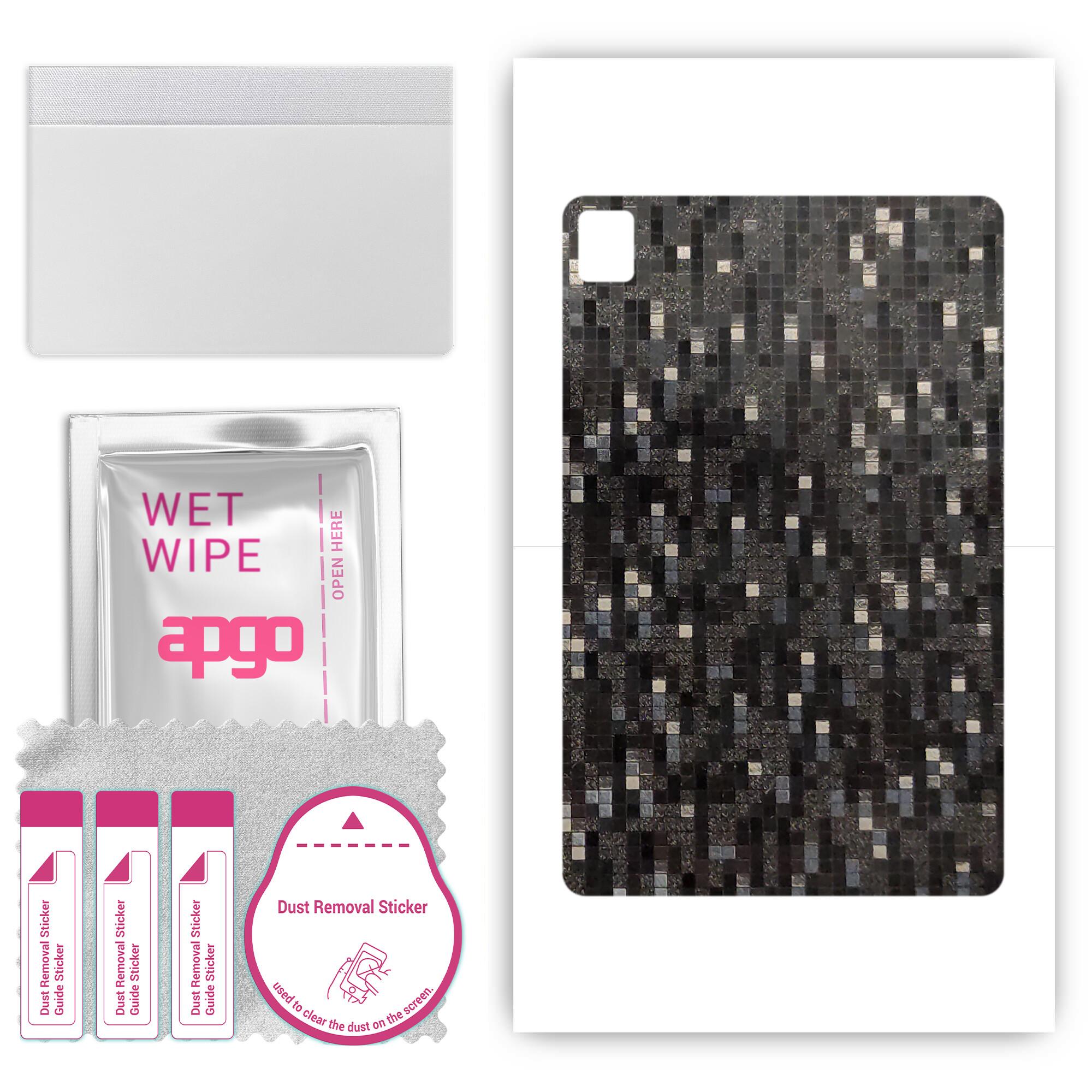 apgo Protective Skin Sticker for the back compatible with TCL TabMax 10,4, Wrap Film, Foil, Vinyl - Pattern Carbon Black Pixel
apgo Protective Skin Sticker for the back compatible with TCL TabMax 10,4, Wrap Film, Foil, Vinyl - Pattern Carbon Black Pixel