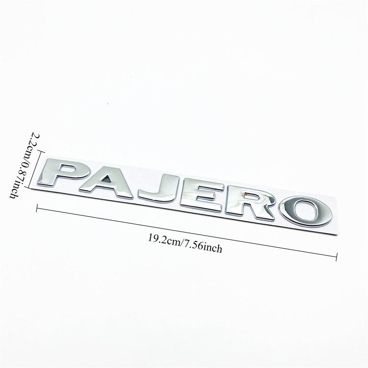 Car Metal Rear Trunk Side Door Letters Words Logo Badge Emblem Decals Sticker For Mitsubishi PAJERO Styling Auto Accessories
Car Metal Rear Trunk Side Door Letters Words Logo Badge Emblem Decals Sticker For Mitsubishi PAJERO Styling Auto Accessories
