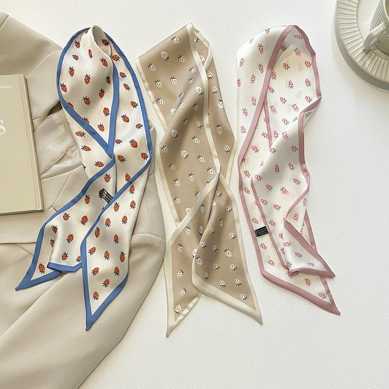 New Fashion Decoration Neckerchief Spring/Summer Strawberry fruit Scarf for Women Soft Satin Printed Travel Headband розовый
New Fashion Decoration Neckerchief Spring/Summer Strawberry fruit Scarf for Women Soft Satin Printed Travel Headband розовый