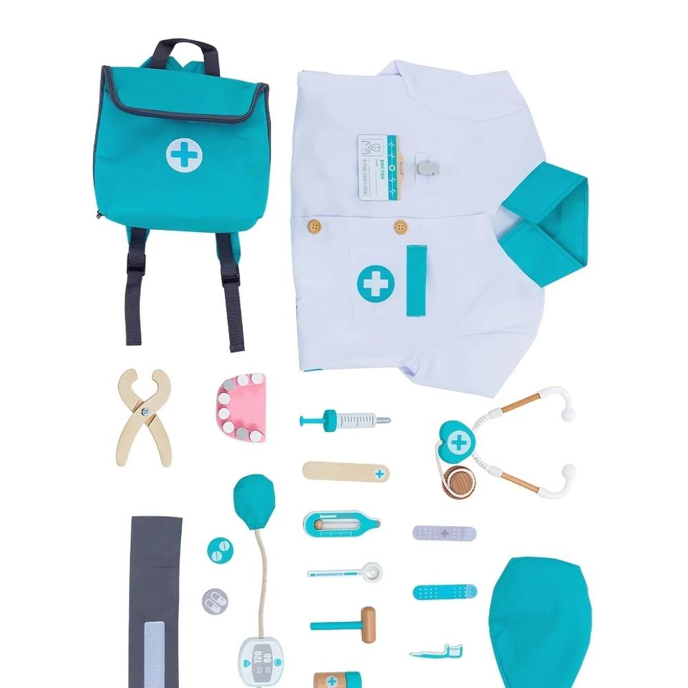 Children s Wooden House, Doctor s Kit, Simulation Medical Medicine Box, Injection Stethoscope, Dentist s Clothes, Hat, Backpack
Children s Wooden House, Doctor s Kit, Simulation Medical Medicine Box, Injection Stethoscope, Dentist s Clothes, Hat, Backpack