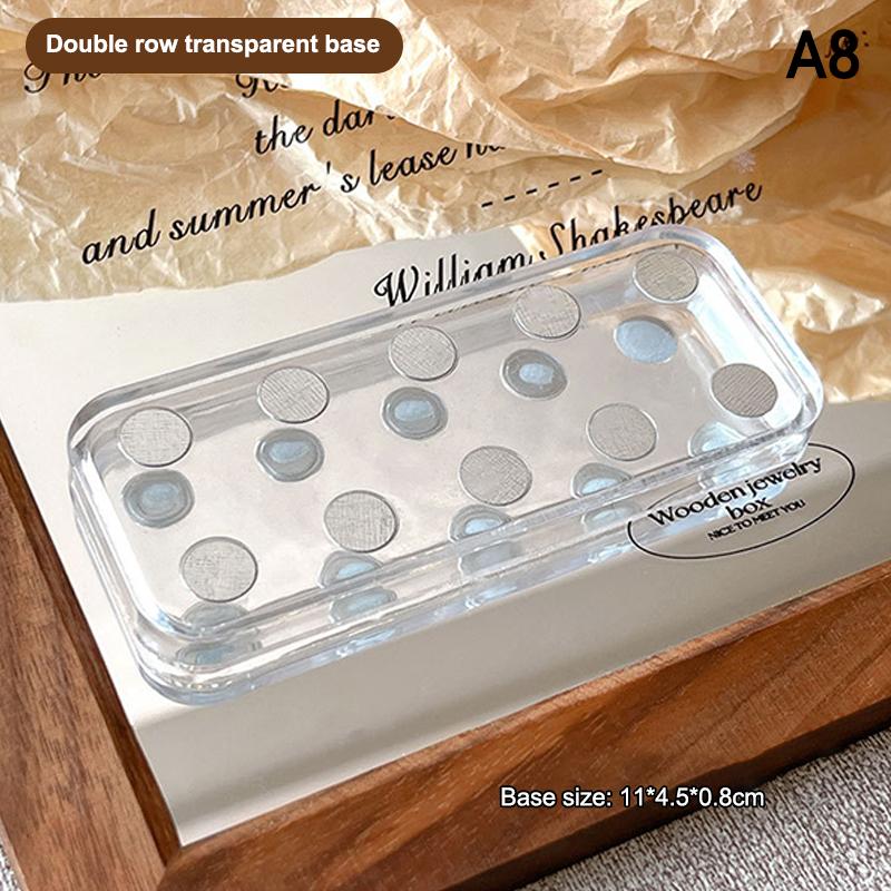 Nail Art Practice Holder Acrylic Double Row Base Set Magnetic Metal Stand Manicure Tool Nail Accessories Salon A8
Nail Art Practice Holder Acrylic Double Row Base Set Magnetic Metal Stand Manicure Tool Nail Accessories Salon A8