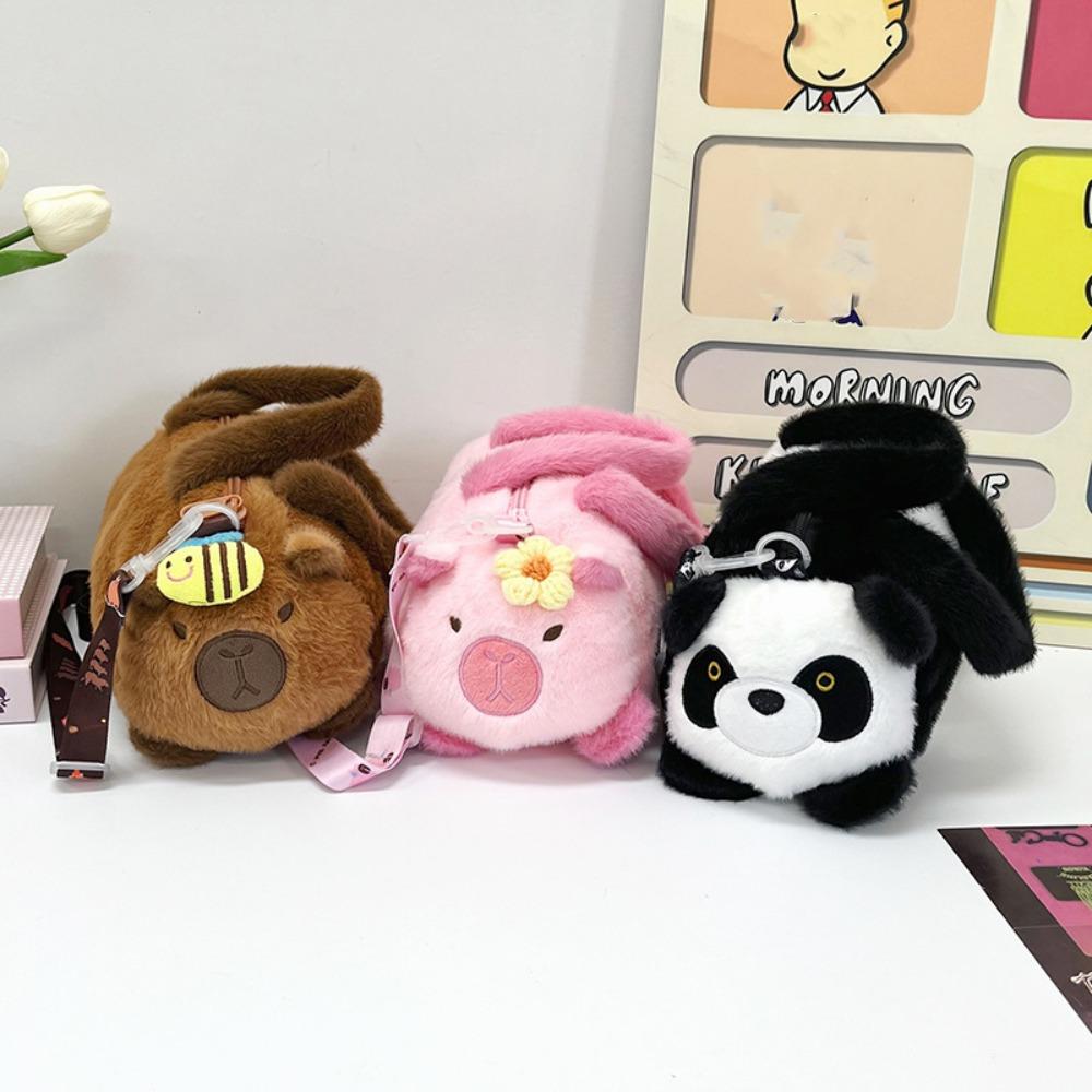 Soft Panda Crossbody Bag PP Cotton Plush Doll Shoulder Bag Phone Bag Cartoon Animal Handbag Kids white&black-panda
Soft Panda Crossbody Bag PP Cotton Plush Doll Shoulder Bag Phone Bag Cartoon Animal Handbag Kids white&black-panda