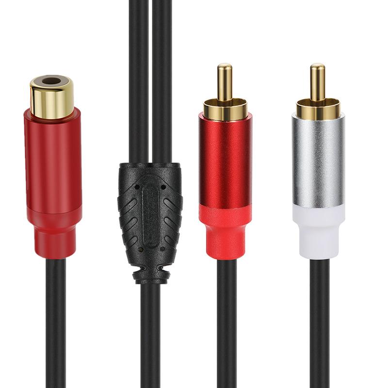 RCA Cable Splitter 1 in 2 Out Male to Female Audio Cord Plug Converter for Car Amplifier Speaker Home Theater Extend Adapter 30cm
RCA Cable Splitter 1 in 2 Out Male to Female Audio Cord Plug Converter for Car Amplifier Speaker Home Theater Extend Adapter 30cm